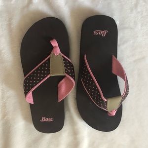 Bass Polka Dot Flip Flops